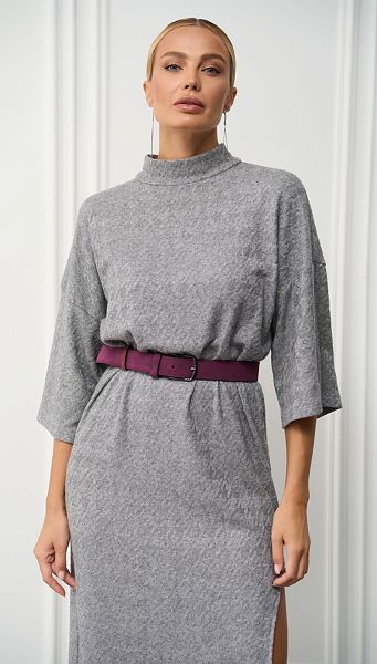 Фото plate-trikotaznoe-s-razrezom-seroe-03 товару Сукня трикотажна з розрізом сіра Фото plate-trikotaznoe-s-razrezom-seroe-03 товару Сукня трикотажна з розрізом сіра