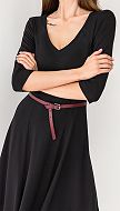 Фото plate-trikotaznoe-s-remnem-cernoe-03 товару Сукня трикотажна з ременем чорна0