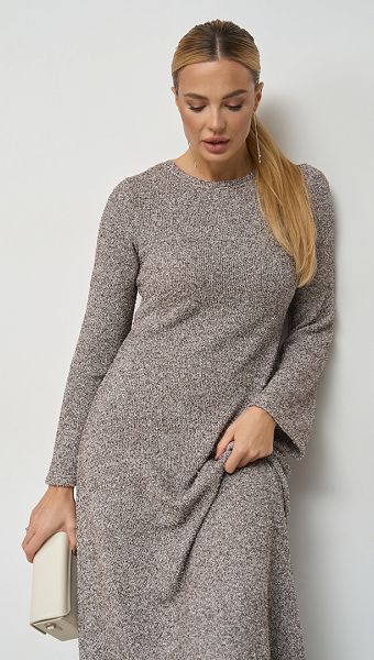 Фото plate-trikotaznoe-sokoladnyj-melanz-02 товару Сукня трикотажна шоколадний меланж0 Фото plate-trikotaznoe-sokoladnyj-melanz-02 товару Сукня трикотажна шоколадний меланж0