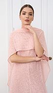 Фото plate-zenskoe-gofre-pudrovoe-02 товара Платье женское гофре пудровое0
