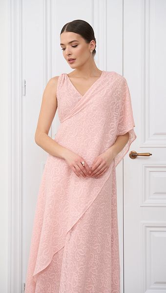 Фото plate-zenskoe-gofre-pudrovoe-06 товара Платье женское гофре пудровое0