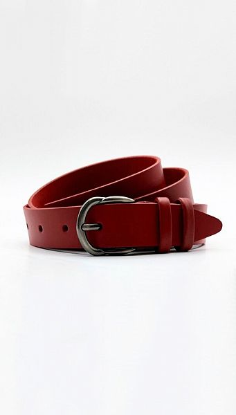 Фото remen-kozanyj-bordovyj-30mm-01 товара Ремень кожаный бордовый 30мм