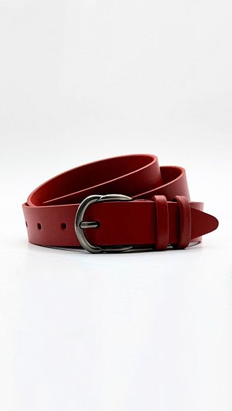 Фото remen-kozanyj-bordovyj-30mm-01 товару Ремінь шкіряний бордовий 30мм