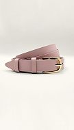 Фото remen-kozanyj-pudrovyj-zoloto-25-mm-01 товара Ремень кожаный пудровый золото 25 мм