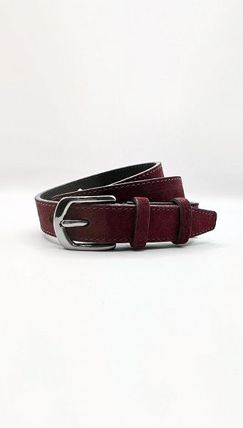 Фото remen-zamsevyj-bordovyj-25mm-01 товару Ремінь замшевий бордовий 25мм