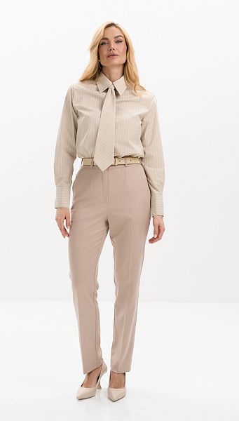 Фото rubaska-s-galstukom-bezevaa-v-beluu-polosku-01 товару Сорочка з краваткою бежева в білу смужку Фото rubaska-s-galstukom-bezevaa-v-beluu-polosku-01 товару Сорочка з краваткою бежева в білу смужку