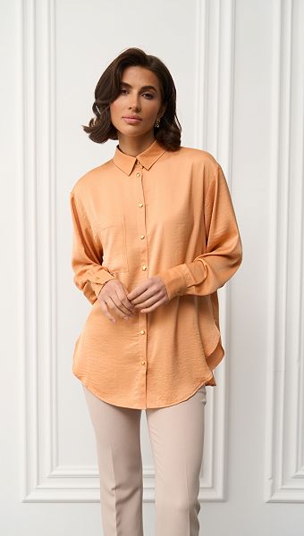 Фото rubaska-zenskaa-oversajz-abrikosovaa-1 товару Сорочка жіноча оверсайз абрикосова0 Фото rubaska-zenskaa-oversajz-abrikosovaa-1 товару Сорочка жіноча оверсайз абрикосова0