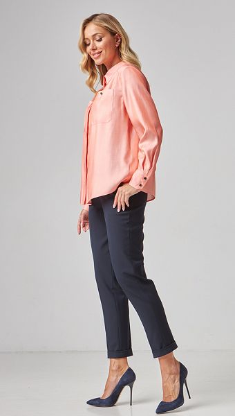 Фото rubaska-zenskaa-persikovogo-cveta-02 товару Сорочка жіноча персикового кольору0 Фото rubaska-zenskaa-persikovogo-cveta-02 товару Сорочка жіноча персикового кольору0