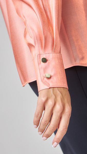 Фото rubaska-zenskaa-persikovogo-cveta-05 товара Рубашка женская персикового цвета0