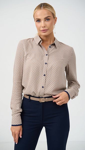 Фото rubaska-zenskaa-s-printom-bez-02 товару Сорочка жіноча з принтом беж0 Фото rubaska-zenskaa-s-printom-bez-02 товару Сорочка жіноча з принтом беж0