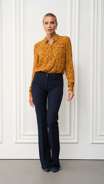 Фото rubaska-zenskaa-v-kontrastnyj-print-1 товара Рубашка женская в контрастный принт0