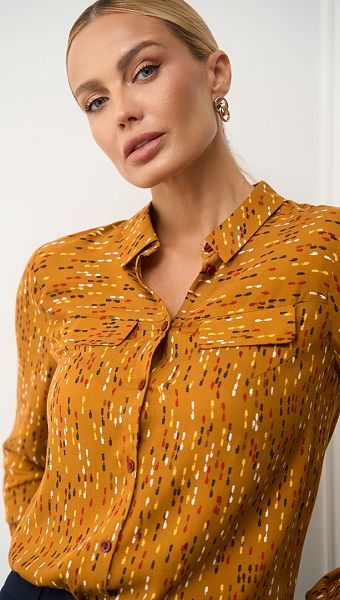 Фото rubaska-zenskaa-v-kontrastnyj-print-6 товара Рубашка женская в контрастный принт0