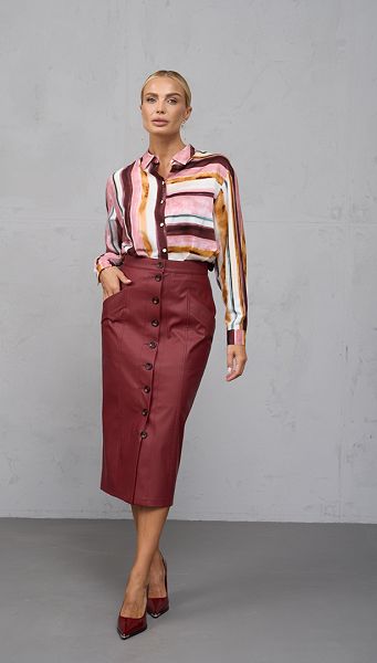 Фото rubaska-zenskaa-v-polosku-01 товару Сорочка жіноча в смужку