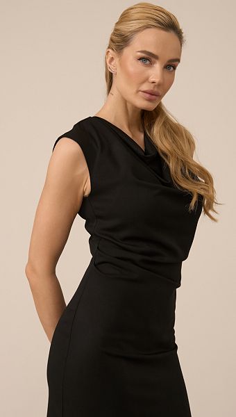 Фото sarafan-futlar-zenskij-cernyj-03 товара Сарафан футляр женский черный0