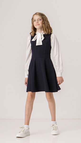 Фото sarafan-klesnyj-s-plankoj-11 товара Сарафан клёшный с планкой