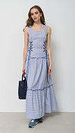 Фото sarafan-letnij-maksi-goluboj-001 товара Сарафан летний макси голубой0