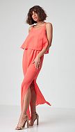 Фото sarafan-letnij-maksi-korallovyj-03 товару Сарафан літній максі кораловий0
