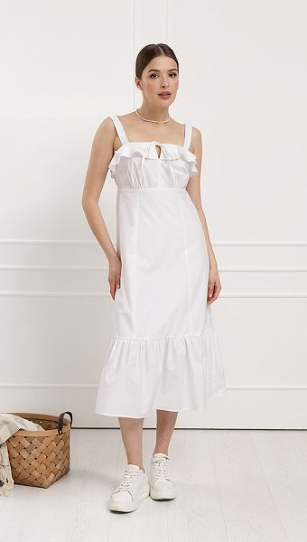 Фото sarafan-letnij-na-bretelah-belyj-01 товара Сарафан летний на бретелях белый0 Фото sarafan-letnij-na-bretelah-belyj-01 товара Сарафан летний на бретелях белый0