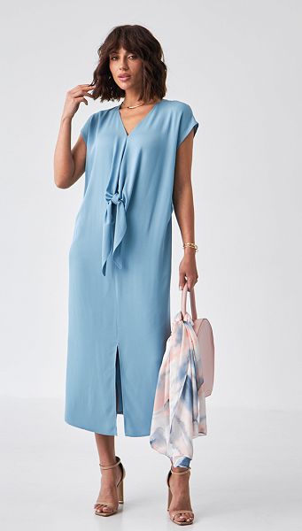 Фото sarafan-letnij-pramoj-s-uzlom-01 товара Сарафан летний прямой с узлом Фото sarafan-letnij-pramoj-s-uzlom-01 товара Сарафан летний прямой с узлом