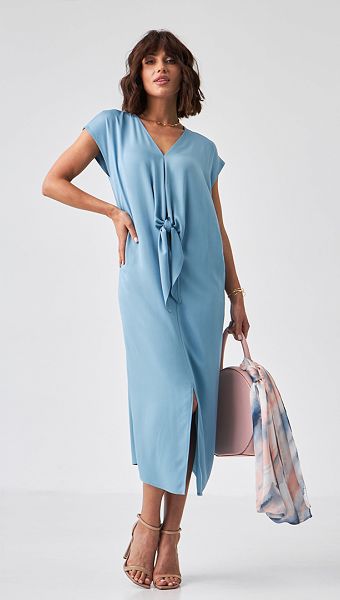 Фото sarafan-letnij-pramoj-s-uzlom-02 товару Сарафан літній прямий з вузлом0