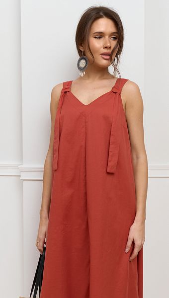 Фото sarafan-letnij-terrakotovyj-02 товара Сарафан летний терракотовый0