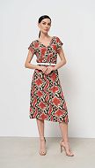 Фото sarafan-litnij-v-zmiinij-print-1 товару Сарафан літній в зміїний принт0