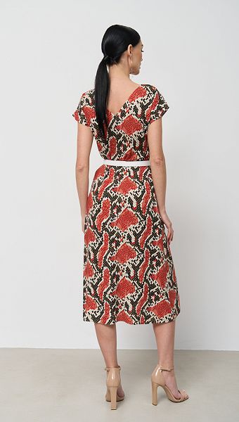 Фото sarafan-litnij-v-zmiinij-print-5 товару Сарафан літній в зміїний принт0