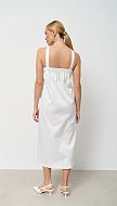 Фото sarafan-midi-na-bretelah-belyj-05 товару Сарафан міді на бретелях білий0