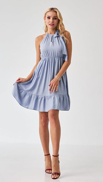 Фото sarafan-mini-goluboj-01 товара Сарафан мини голубой