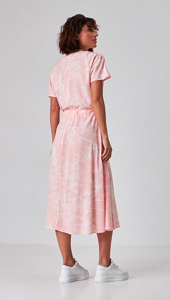 Фото sarafan-rozovyj-midi-s-poasom-04 товара Сарафан розовый миди с поясом0