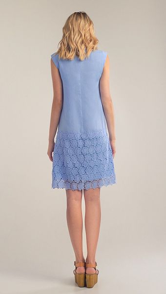 Фото sarafan-s-kruzevom-goluboj-03 товара Сарафан с кружевом голубой0