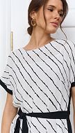 Фото sarafan-zenskij-belyj-v-cernuu-polosku-06 товару Сарафан жіночий білий в чорну смужку0