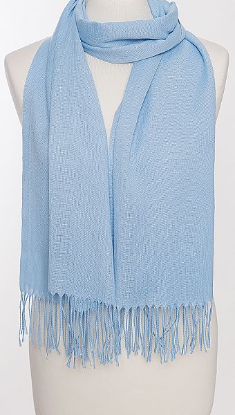 Фото sarf-odnotonnyj-goluboj-01 товару Шарф однотонний блакитний