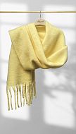 Фото sarf-s-dredami-limonnyj-01 товара Шарф с дредами лимонный