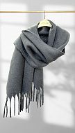 Фото sarf-s-dredami-seryj-01 товару Шарф з дредами сірий Фото sarf-s-dredami-seryj-01 товару Шарф з дредами сірий