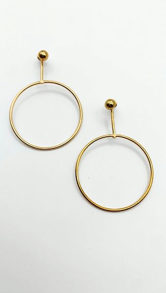 Фото sergi-kolca-zolotye-03 товару Сережки Кільця золоті