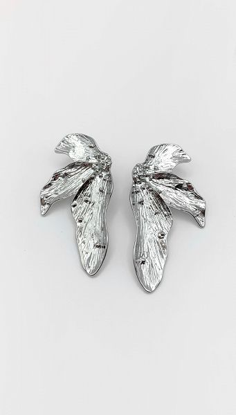 Фото sergi-lepestki-serebranye-01 товару Сережки Пелюстки срібні Фото sergi-lepestki-serebranye-01 товару Сережки Пелюстки срібні