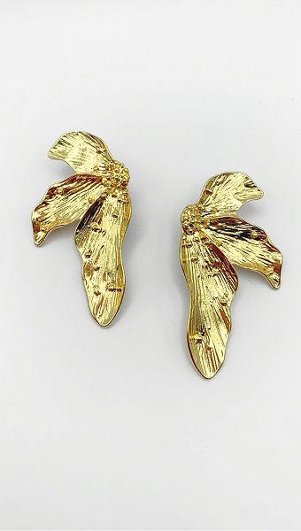 Фото sergi-lepestki-zolotye-01 товару Сережки Пелюстки золоті