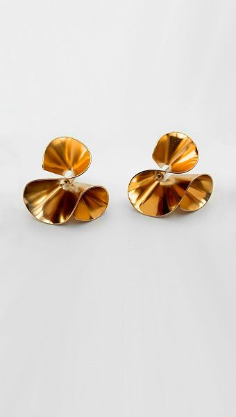 Фото sergi-volna-zolotye-02 товару Сережки Хвиля золоті