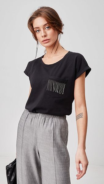 Фото sirokie-bruki-serye-na-rezinke-04 товара Широкие брюки серые на резинке0