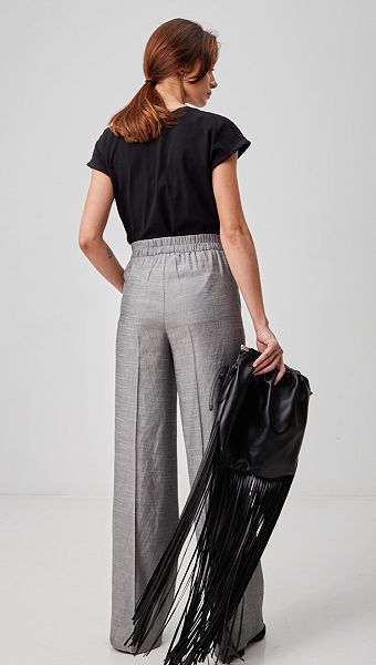 Фото sirokie-bruki-serye-na-rezinke-05 товара Широкие брюки серые на резинке0