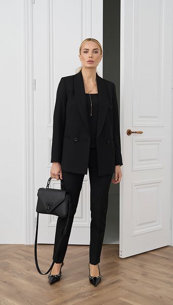 Фото stany-zenskie-bazovye-cernye-01 товара Штаны женские базовые чёрные