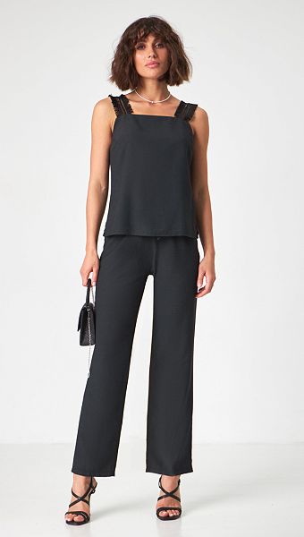 Фото stany-zenskie-na-rezinke-cernye-01 товару Штани жіночі на резинці чорні0