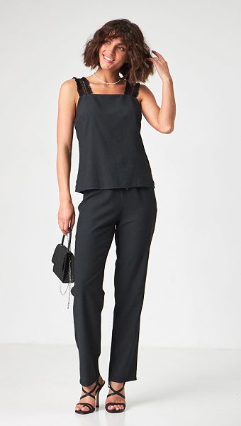 Фото stany-zenskie-na-rezinke-cernye-02 товару Штани жіночі на резинці чорні0