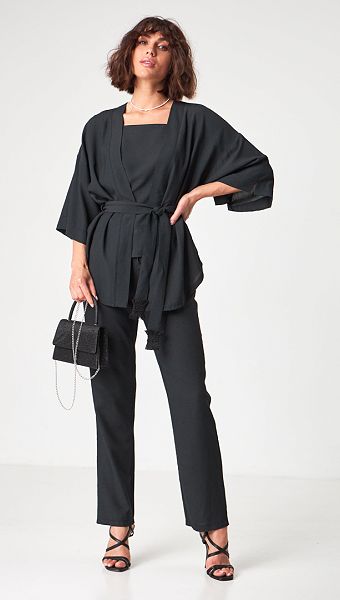 Фото stany-zenskie-na-rezinke-cernye-04 товару Штани жіночі на резинці чорні0