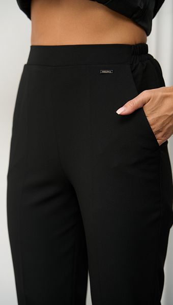 Фото stany-zenskie-zauzennye-cernye-6 товара Штаны женские зауженные чёрные0