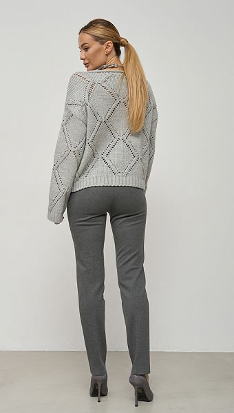 Фото stany-zenskie-zauzennye-serye-044 товара Штаны женские зауженные серые0