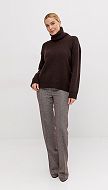 Фото sviter-trikotaznyj-sokoladnyj-01 товару Светр трикотажний шоколадний0