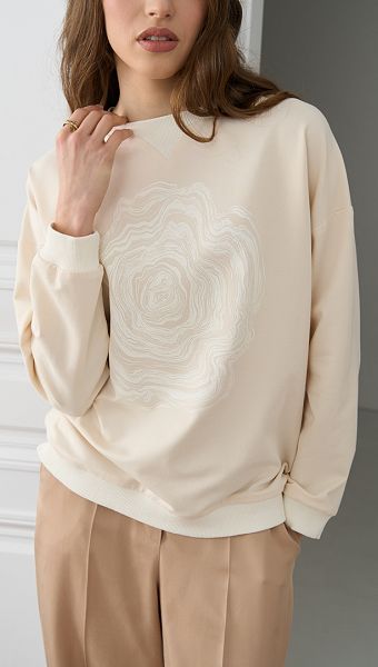 Фото svitsot-s-printom-slivocnyj-06 товару Світшот з принтом вершковий0