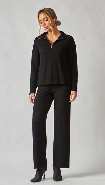 Фото svitsot-trikotaznyj-s-molniej-cernyj-04 товару Світшот трикотажний з блискавкою чорний0